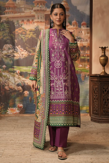 Zellbury Embroidered Shirt Shalwar Dupatta - 0403 Online Shopping